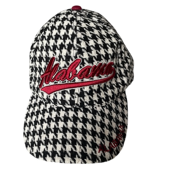 Alabama Houndstooth Cap - Black and White - Picture 2 of 7
